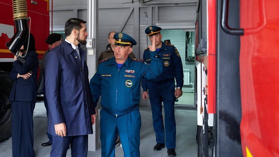 На Алтае в селе Манжерок открыли новую пожарную часть