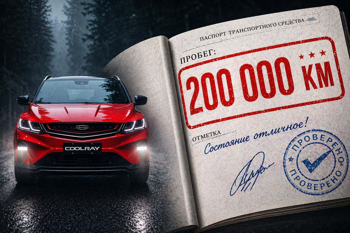 GEELY Coolray с пробегом 200 000 км