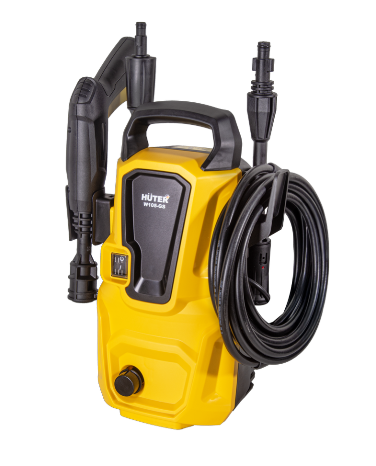 Мини-мойка Huter W105-GS: 1400 Вт, 105 Бар, 342 л/ч, шланг – 5 м