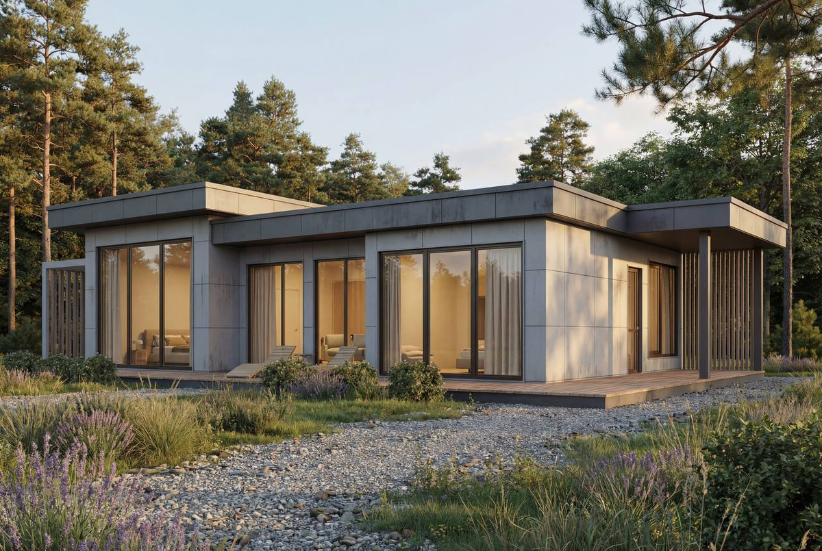 Проект модульного дома "резиденция" от SQ-modyl