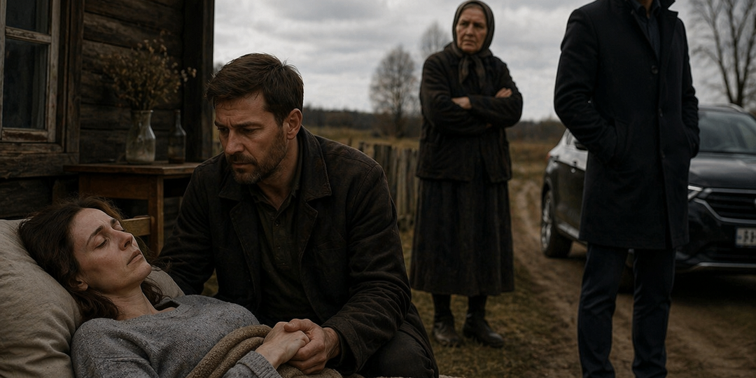 По совету свекрови муж вывез умирающую жену в глушь. А приехал через год за наследством.»