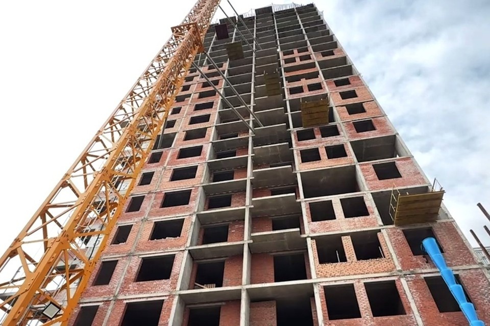    В Донецке продолжается строительство ЖК «Первый Триумф». Фото: Корпорация развития Донбасса