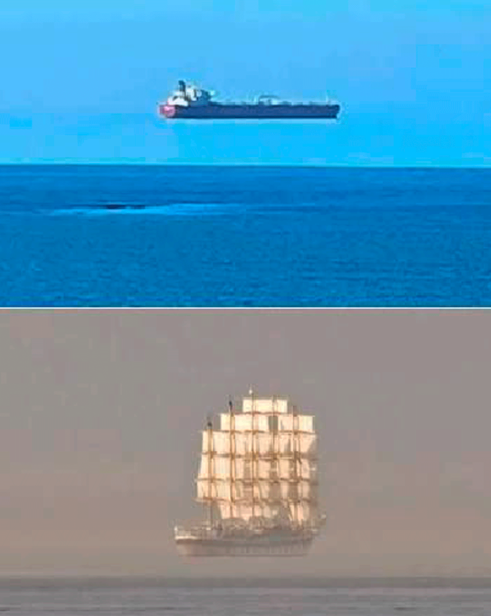 Над Азорскими островами зафиксировали зеркальные отражения городов которые радары самолетов определили как твердые материальные объекты