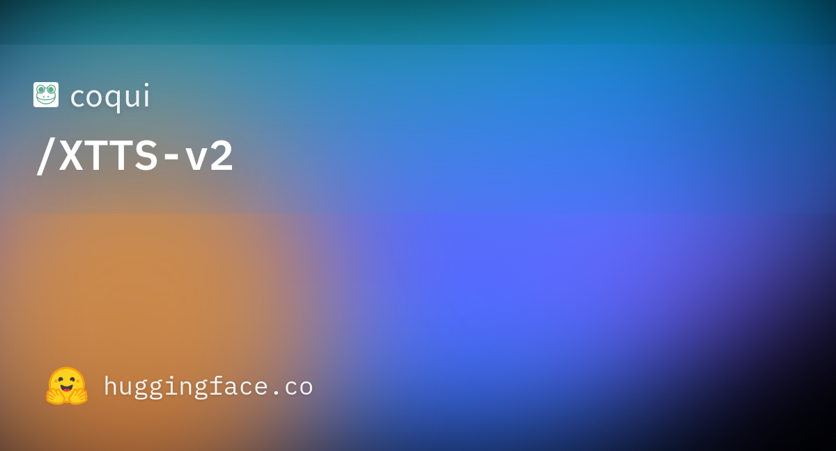    Страница модели XTTS v2 на Hugging Face — мультиязычная TTS с поддержкой русского. Источник: huggingface.co