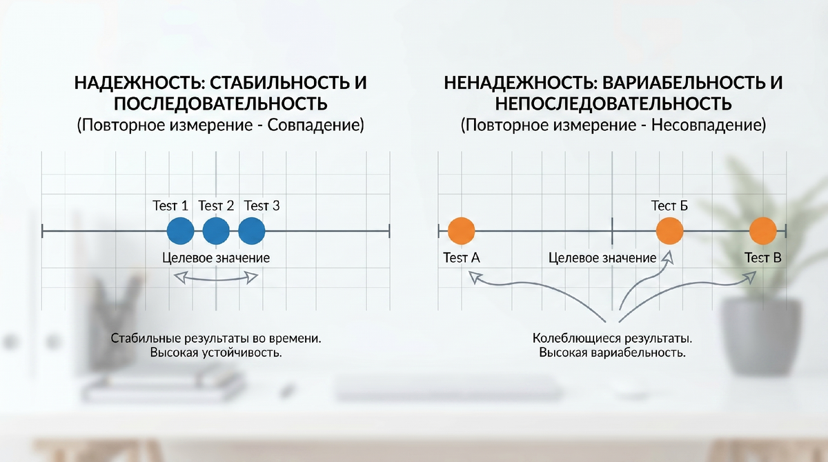 Совпадение или нет, при повторном измерении.