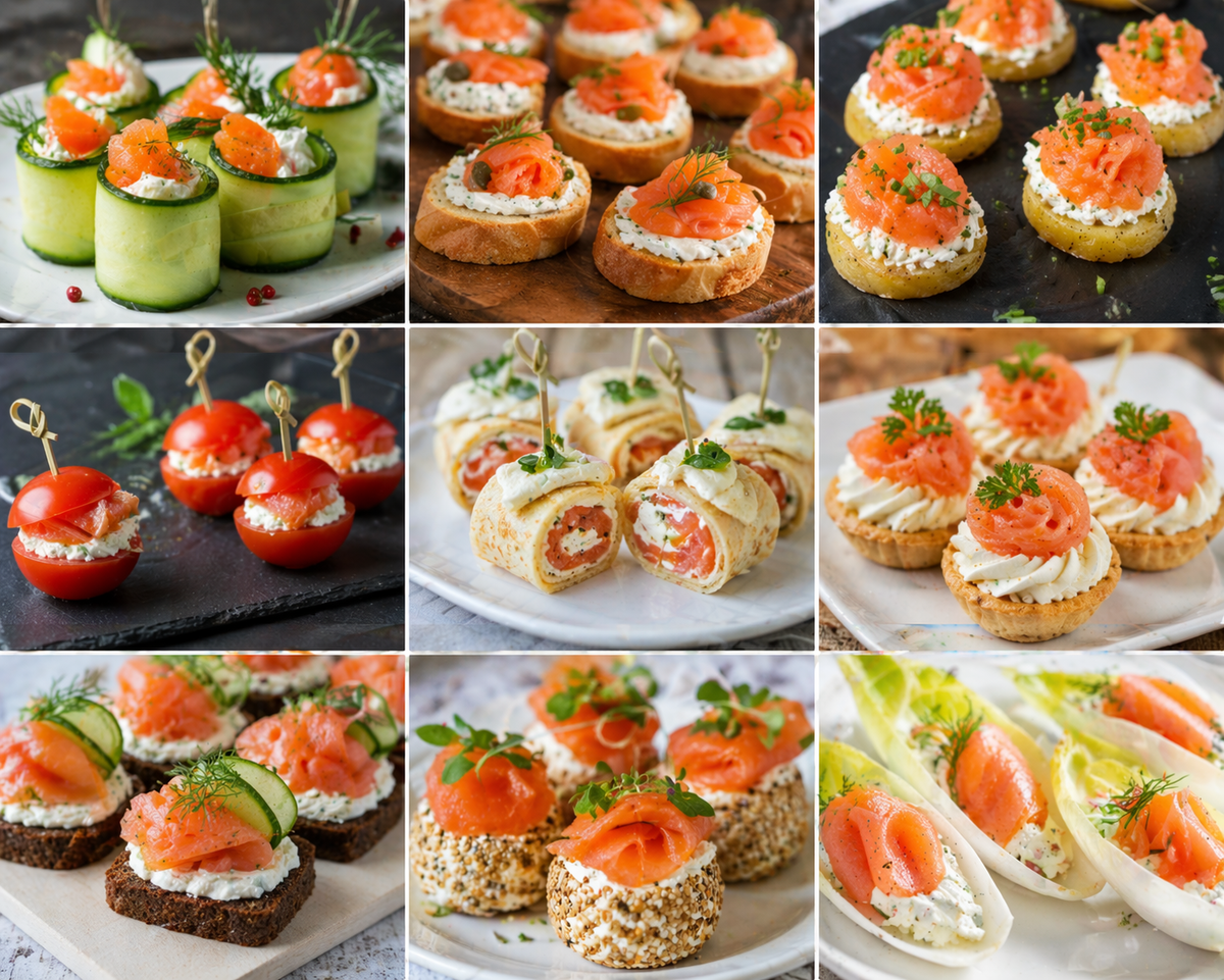Элегантные канапе для банкета