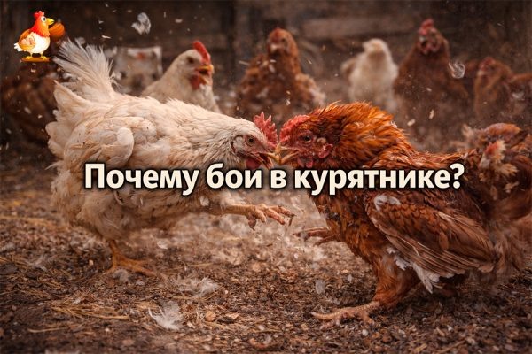 Почему куры дерутся в курятнике, кто виноват и как прекратить птичьи бои без правил 🥊