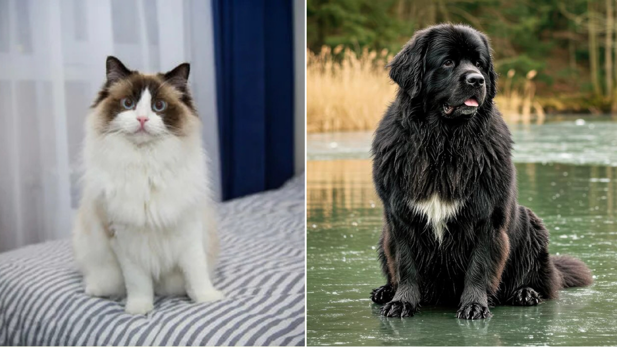 Рэгдолл - как Ньюфаундленд