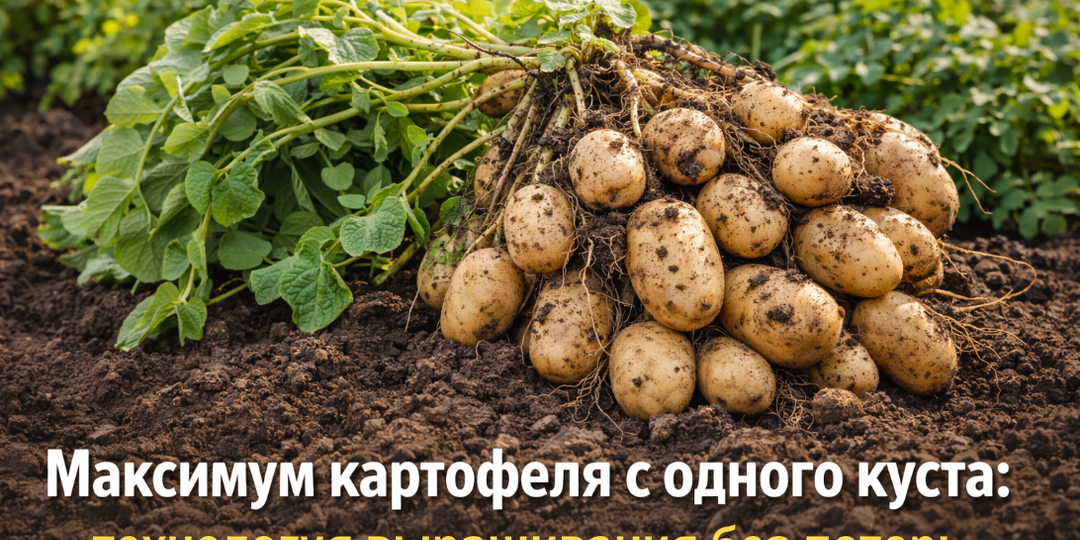 Максимум картофеля с одного куста: технология выращивания без потерь