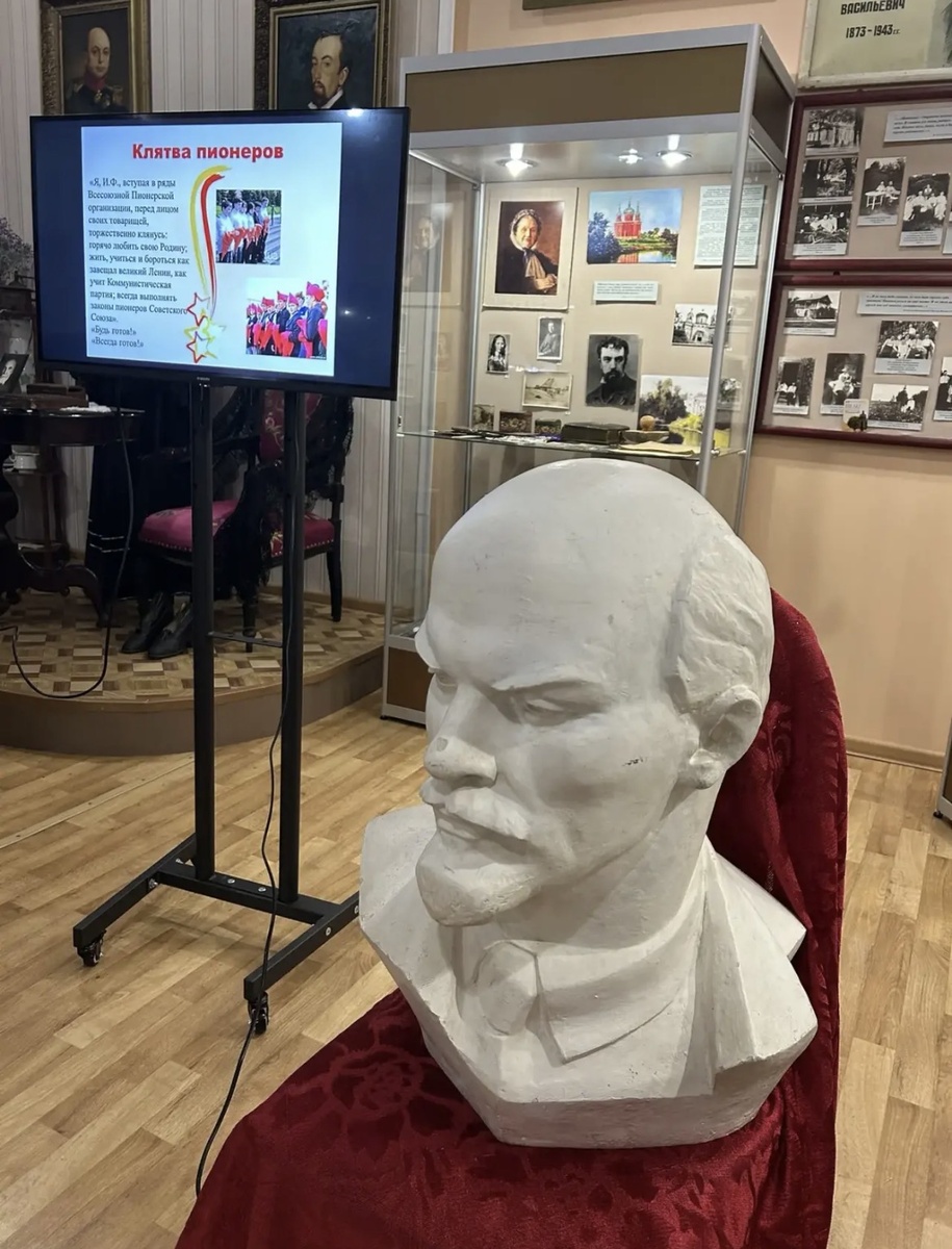 Фото автора. В краеведческом музее города Уварово