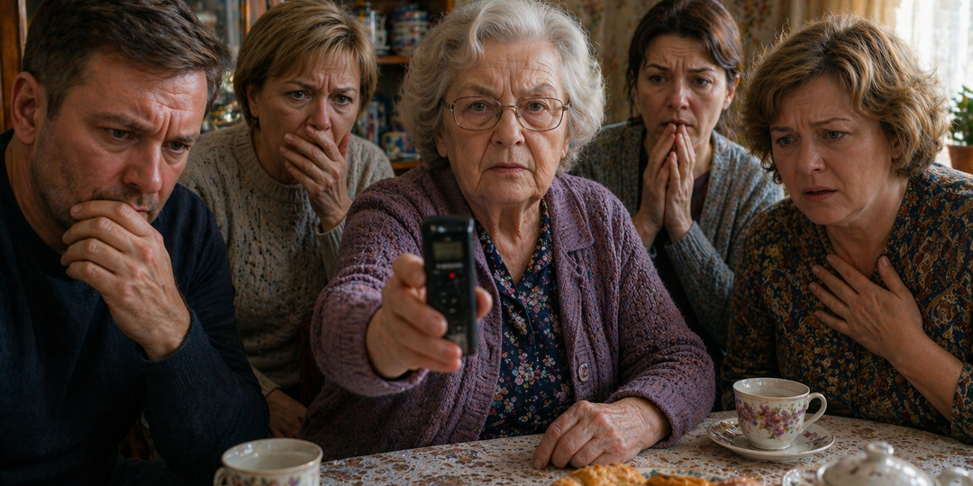 Родственники думали, что бабушка выжила из ума, пока она не собрала их всех и не включила диктофон