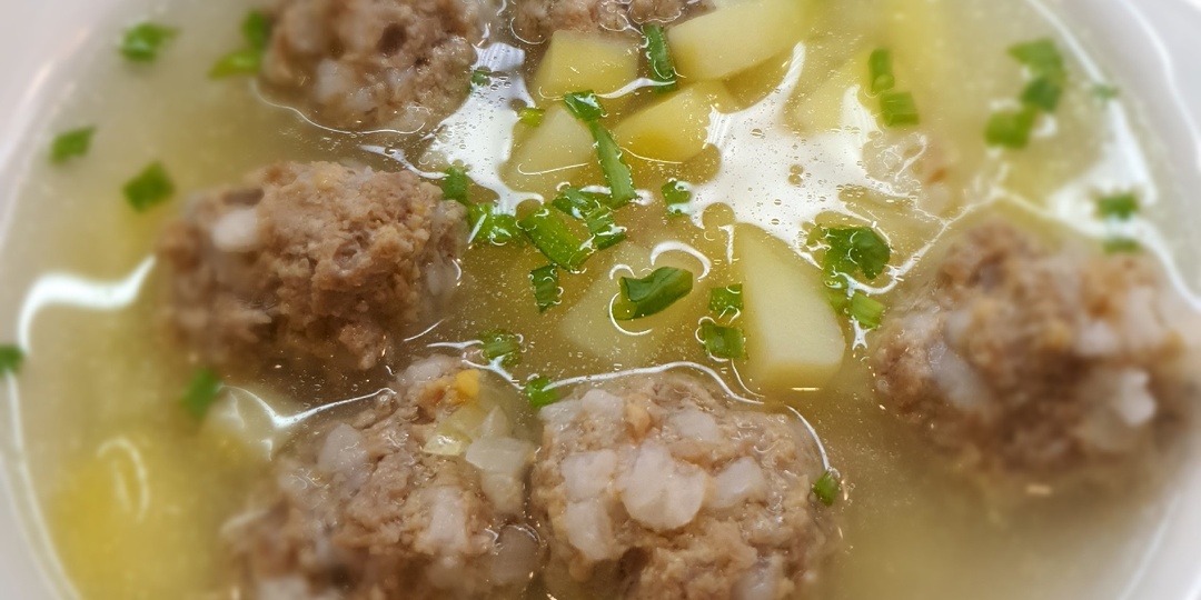 Суп фрикадельки