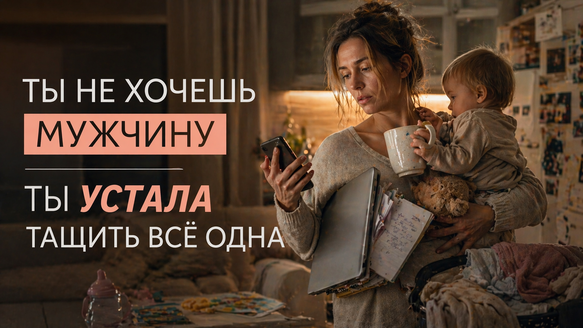 Я не хочу мужчину. Я хочу, чтобы стало легче.