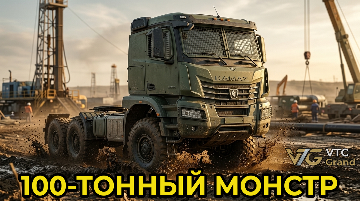 Творческая стилизация VTC Grand (Concept Art / AI) на основе реального грузовика (референс) от ПАО КАМАЗ