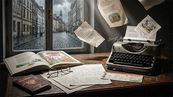    У многих стишки Остера ассоциируются с чем-то безобидным. Но сам автор сейчас рассказывает европейцам, как "Россия во всём виновата!". Коллаж Царьграда