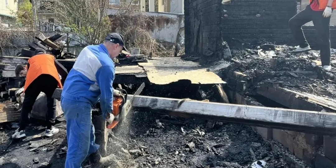 После атаки БПЛА в Туапсе полностью разобрали завалы