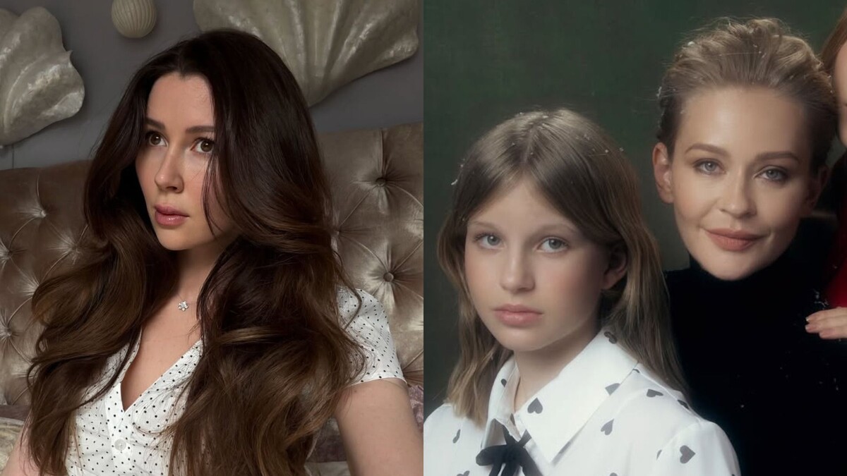    Анна Заворотнюк и Юлия Пересильд с дочерью Марией