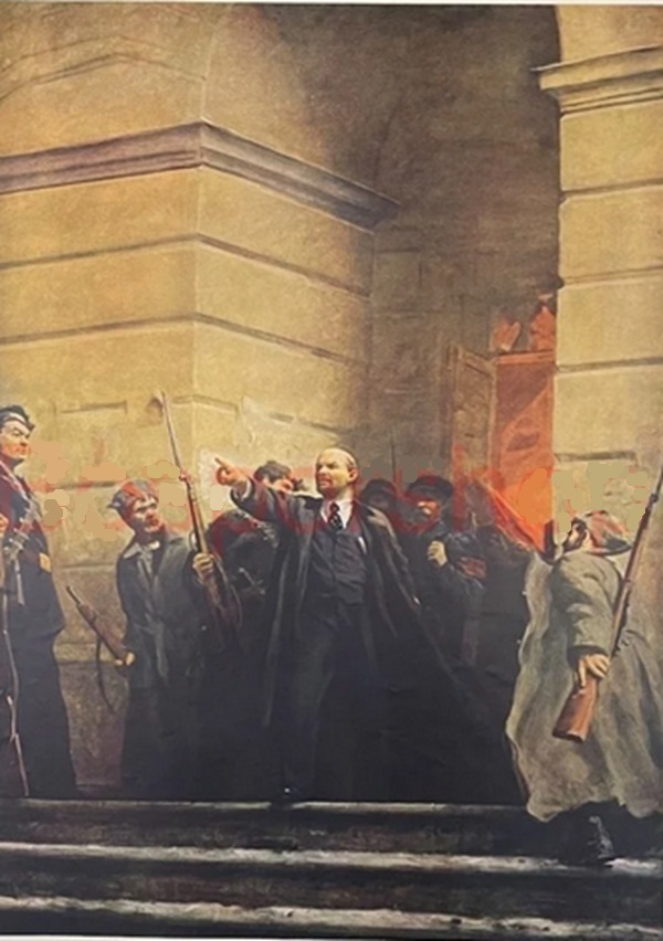 Цыплаков. В. И. Ленин. 1947. Холст, масло. 300х220 см.