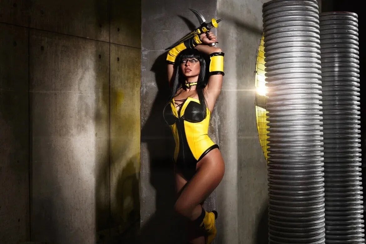Косплей на Таню из Mortal Kombat. Косплеер: Анна Шаховская. Фотограф: VESANIA. Источник: vk.com/club210125813    📷