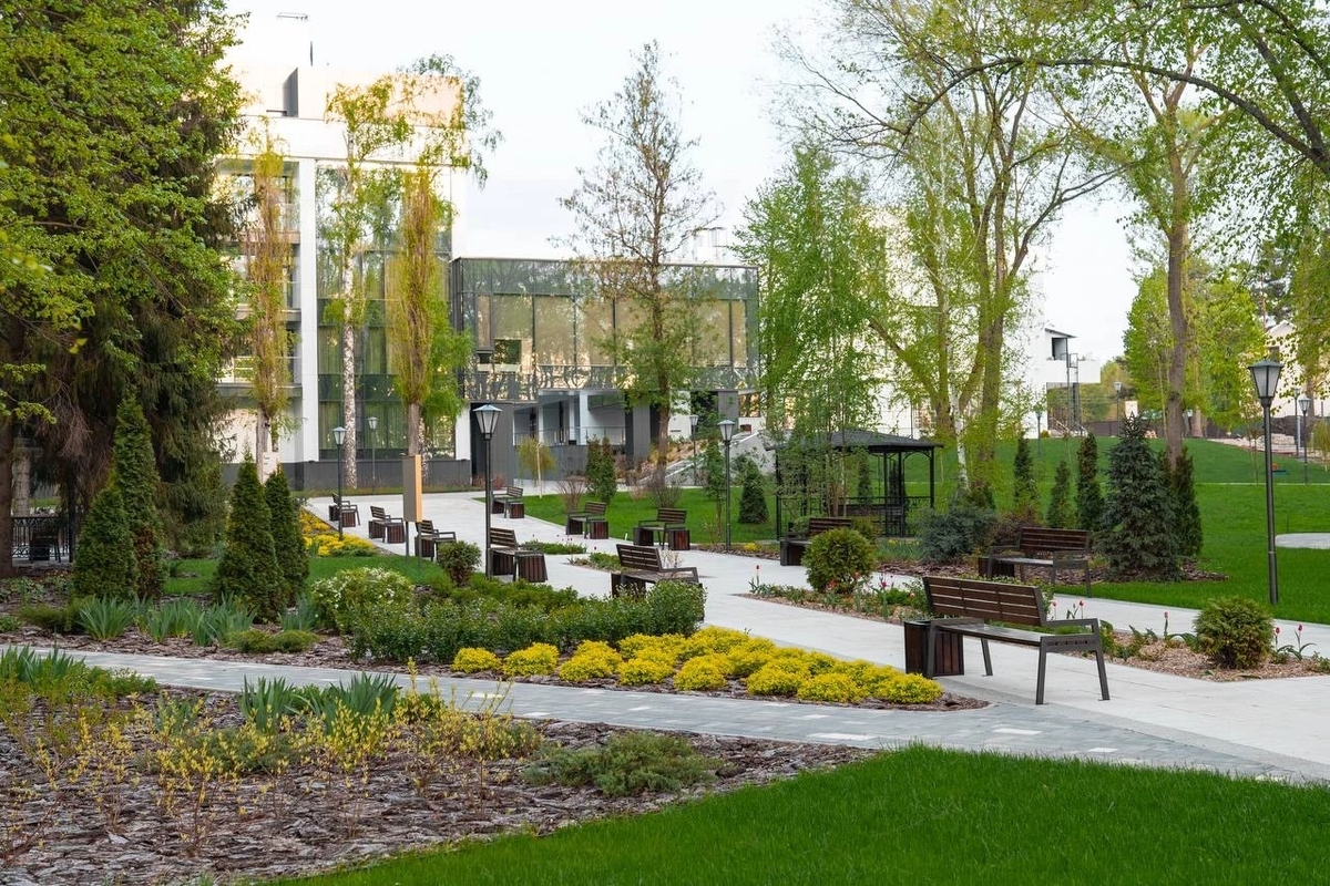 Санаторий Дон весной 