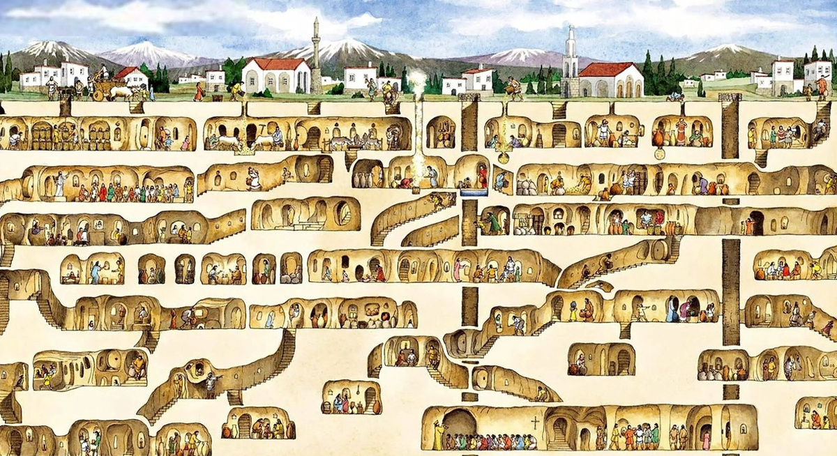 Деринкую, Турция