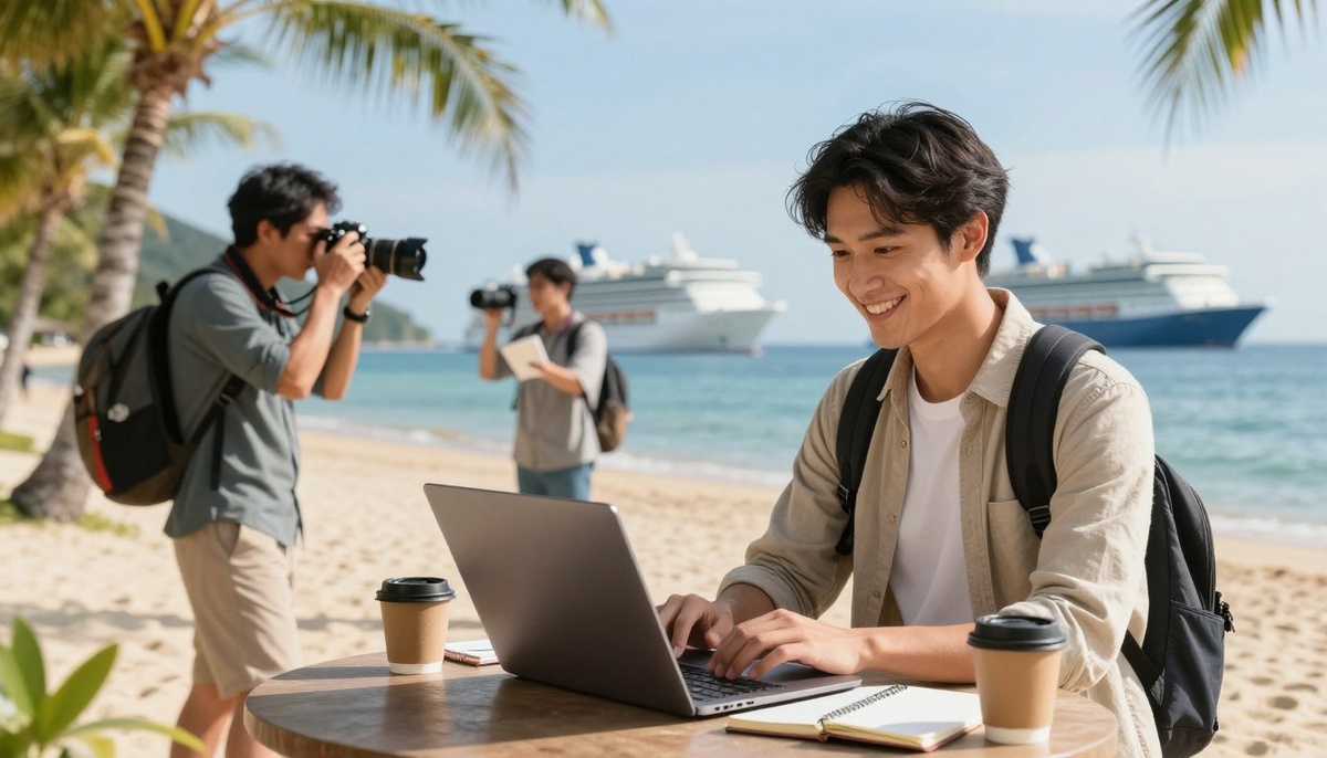 Работа в отпуске, работа во время отдыха, профессии позволяющие путешествовать