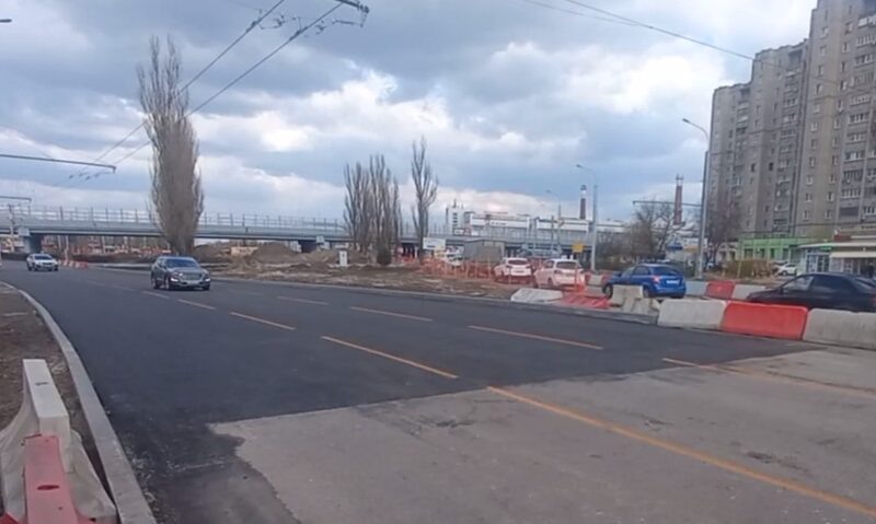Обновлённый проезд открыли на Остужевской развязке в Воронеже
