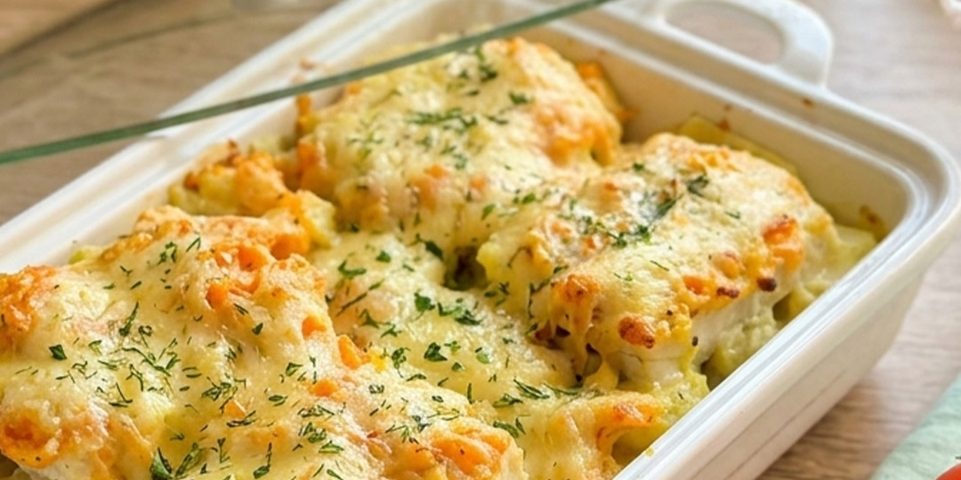 МИНТАЙ ПОД НЕЖНОЙ ШАПОЧКОЙ! Сытная запеканка. Проще, чем кажется. Сохраняйте рецепт!