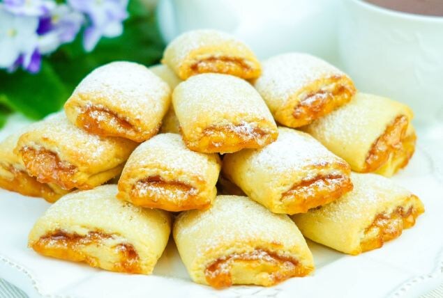 Нежное рассыпчатое песочное печенье на растительном масле