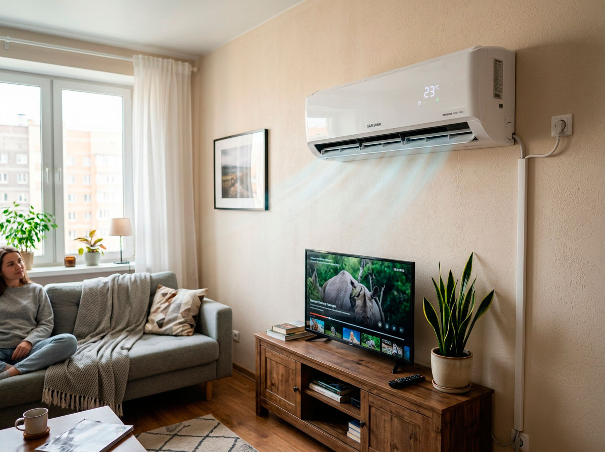 Сплит-система в квартире