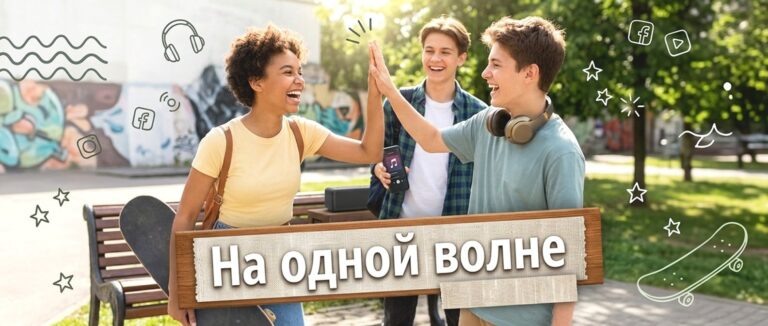    Иллюстрация к материалу: Движ: что это значит и почему подросткам так важно быть в потоке