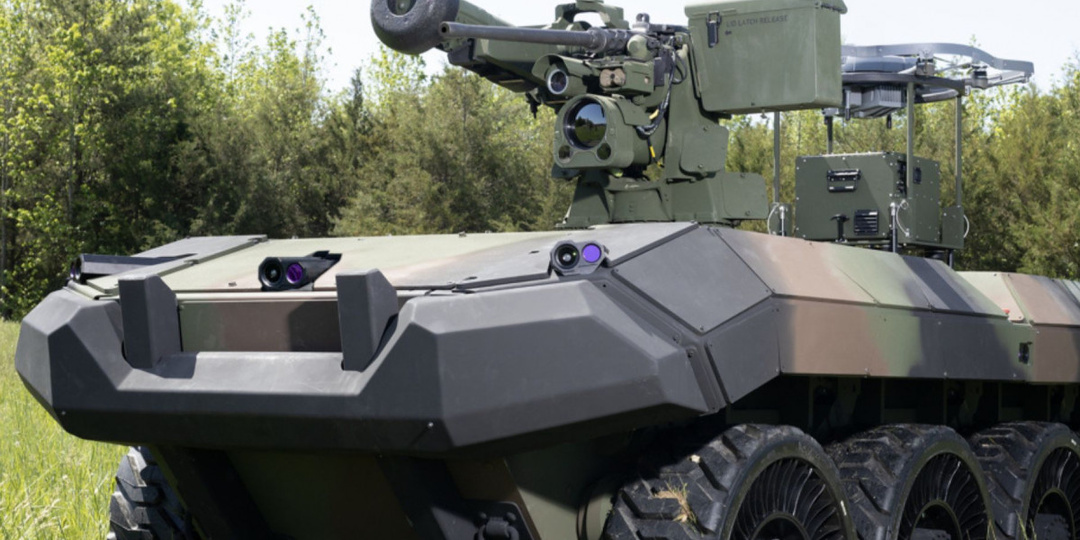 Армия США испытывает автономного боевого робота Hunter Wolf, оснащенного радаром и пулеметом