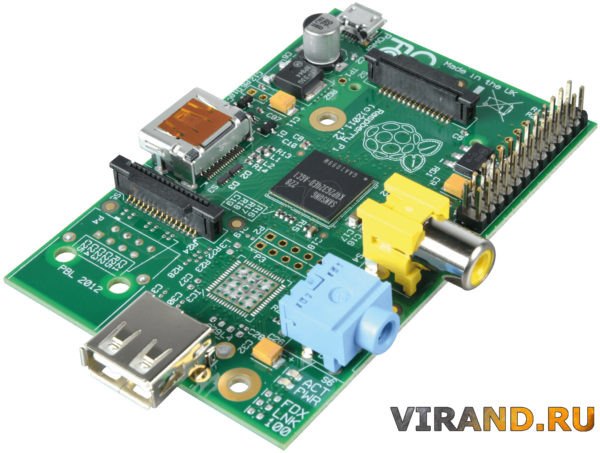 Собственно, вот так выглядела модель А. Да, с одним USB-портом