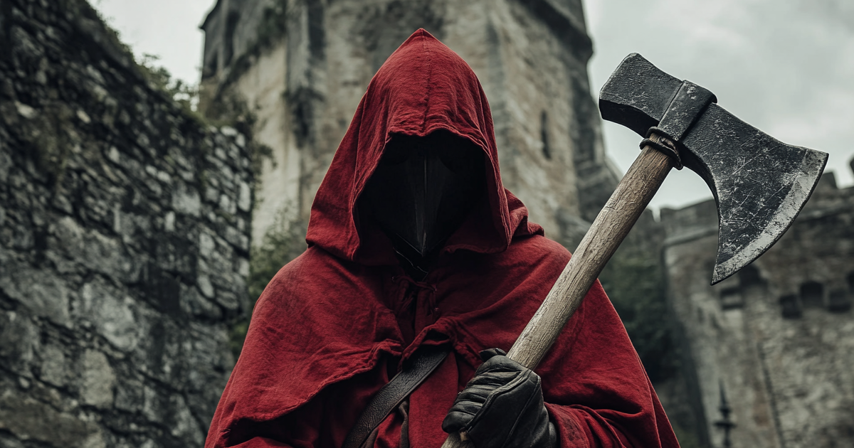 Средневковый палач. Как мы ег овидим.