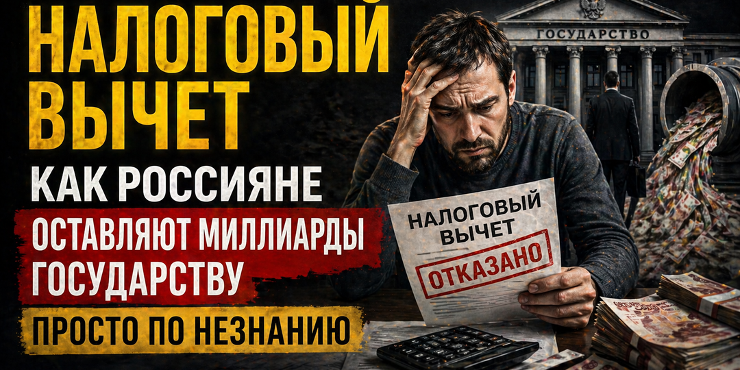 Налоговый вычет: как россияне оставляют миллиарды государству просто по незнанию