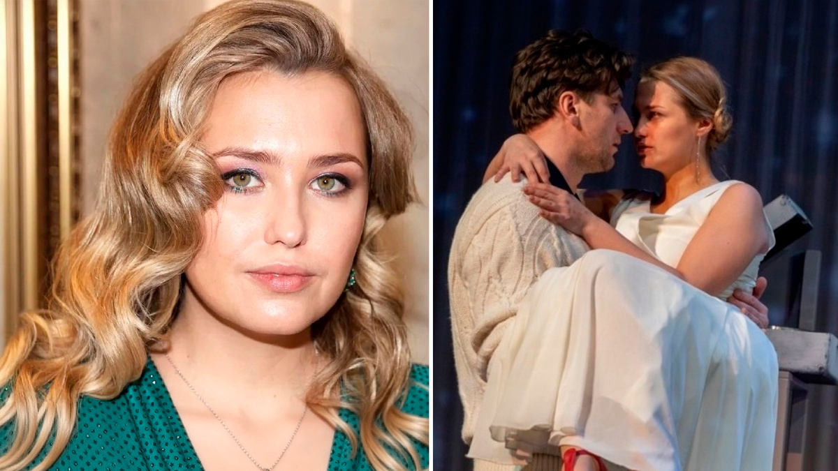 Аглая Шиловская и Александр Устюгов, кадр из спектакля «Варшавская мелодия»