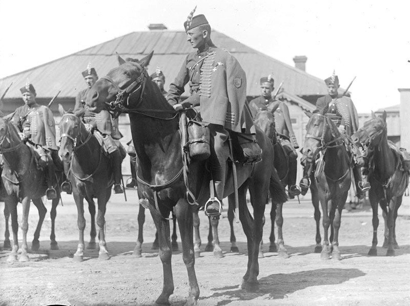 Кавалеристы Чехкорпуса. 