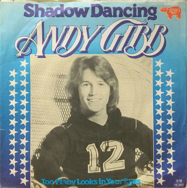 Оригинальная обложка сингла "Shadow Dancing / Too Many Looks In Your Eyes"