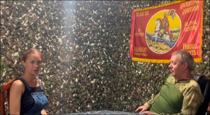 За несколько дней до исчезновения "Седой" дал интервью местному блогеру. Скриншот с ТГ-канала "Лада Синютина"