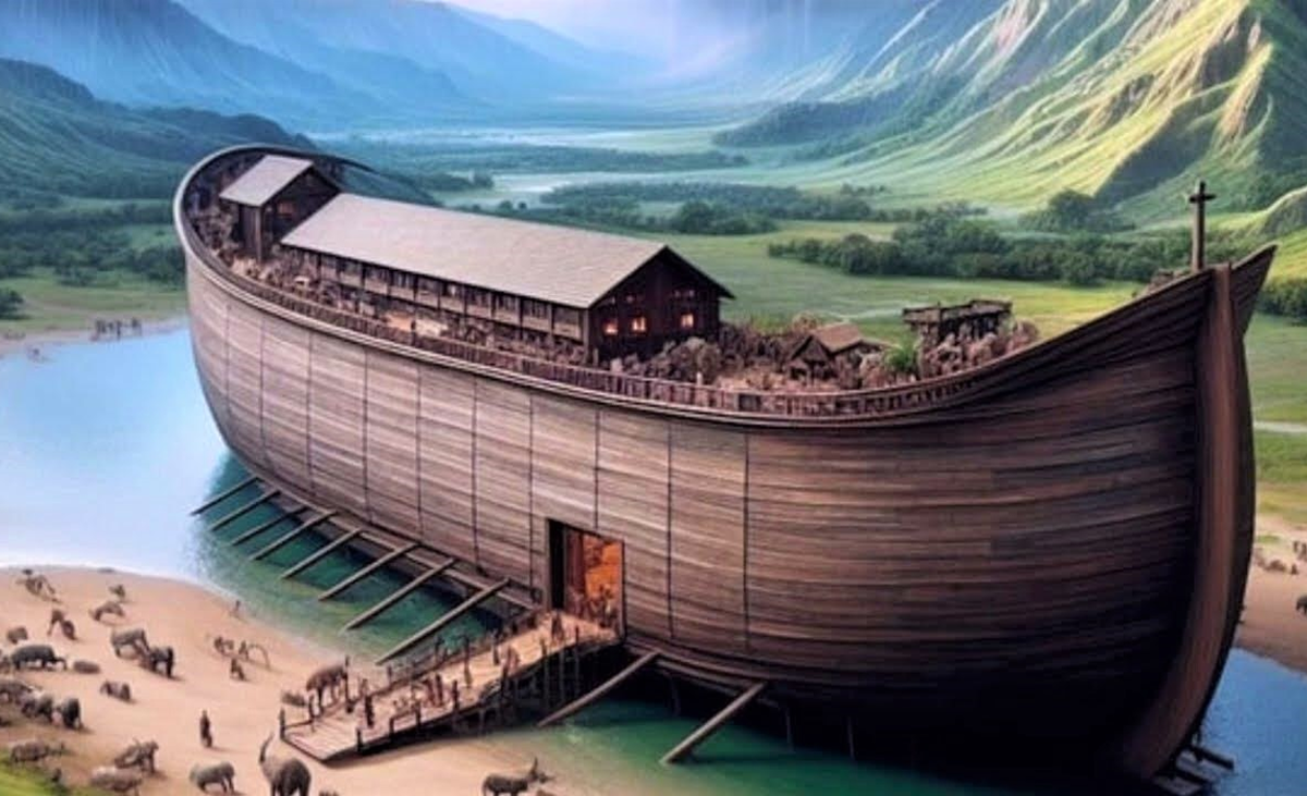 Таким представляют Ноев ковчег.
