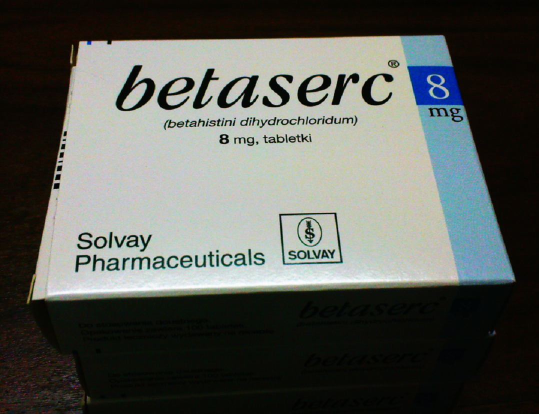    Бетасерк — одно из многочисленных коммерческих названий бетагистина.