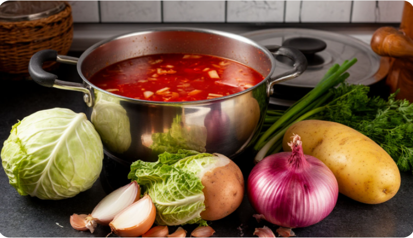 Секрет идеального борща: что идет первым — картошка, капуста или зажарка? Ошибка, которая портит вкус...