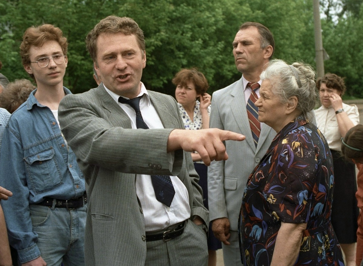 Владимир Жириновский на встрече с избирателями. Фото в свободном доступе в интернете.