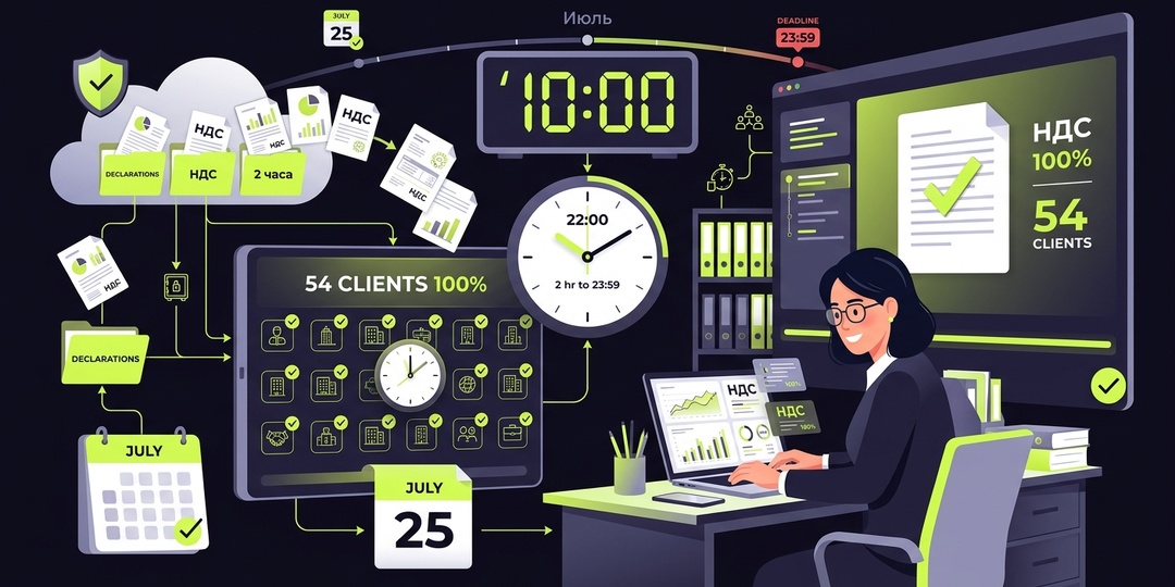 «Сдали декларацию за 2 часа до дедлайна»: как агентство на 54 клиента перестало гореть в июле