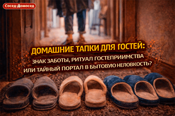 Домашние тапки для гостей – знак заботы, ритуал гостеприимства или тайный портал в бытовую неловкость? 😄