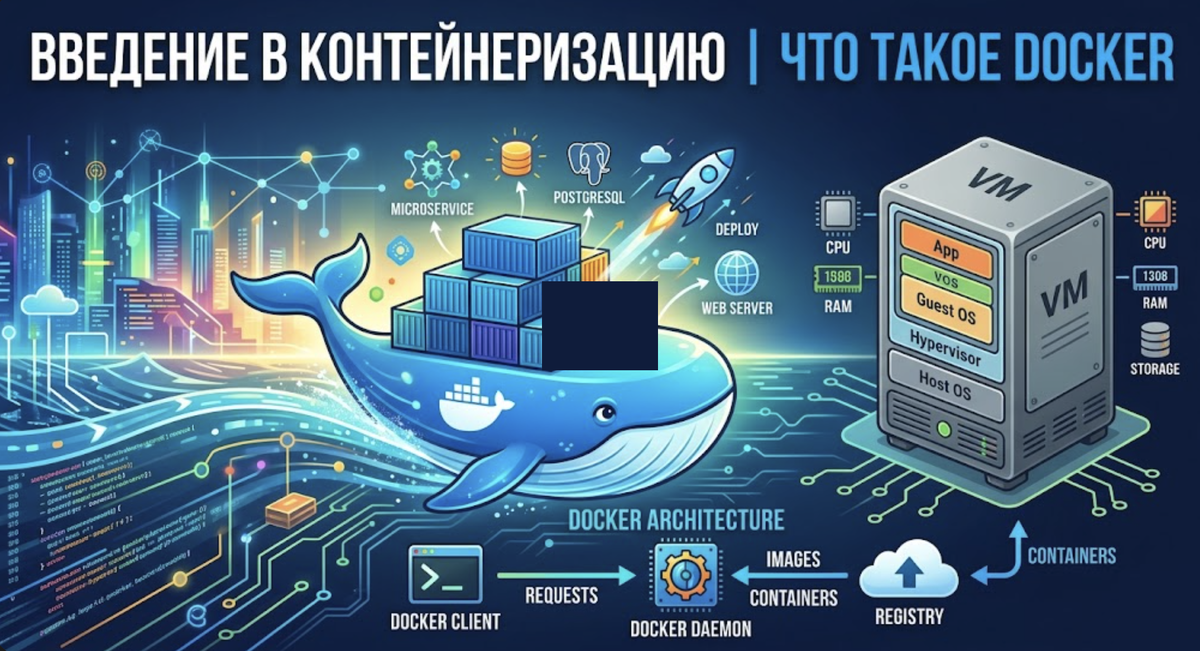 Введение в контейнеризацию: Что такое Docker и почему он изменил мир разработки