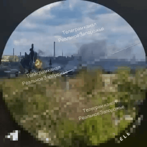    Ещё один ракурс с Запорожья. Видео: "Мир | Перезагрузка"