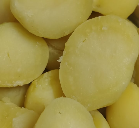 Отварной и готовый картофель 