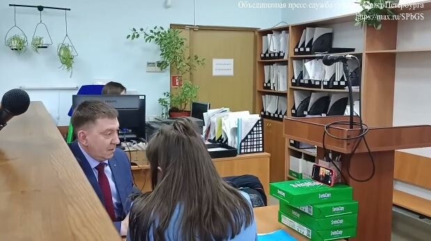 Фото: скриншот видео объединенной пресс-службы судов Петербурга