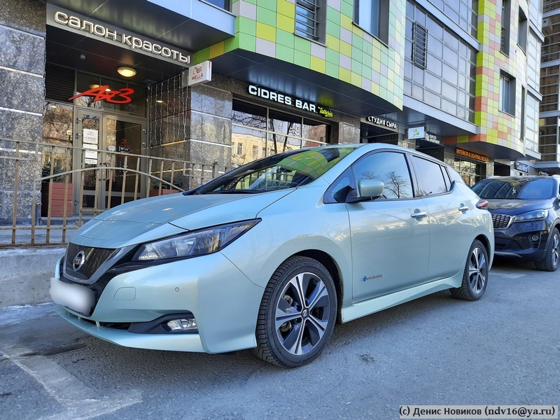 Nissan Leaf второго поколения выпускался в 2017 по 2025 годы